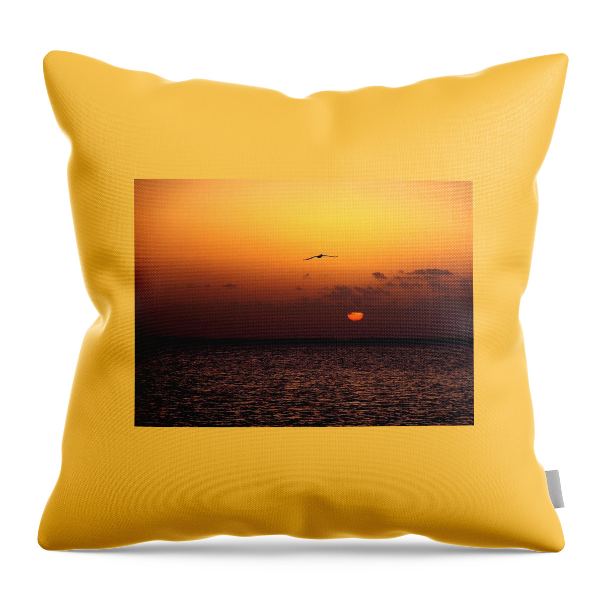Florida Throw Pillow featuring the photograph Stunning Sunset by Lindsey Floyd