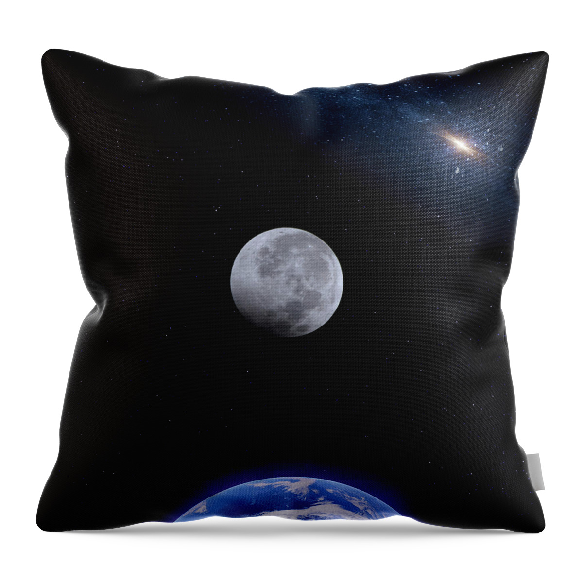 Moon Throw Pillow featuring the photograph Super Blood Wolf Moon Phase Sixteen by Mark Andrew Thomas