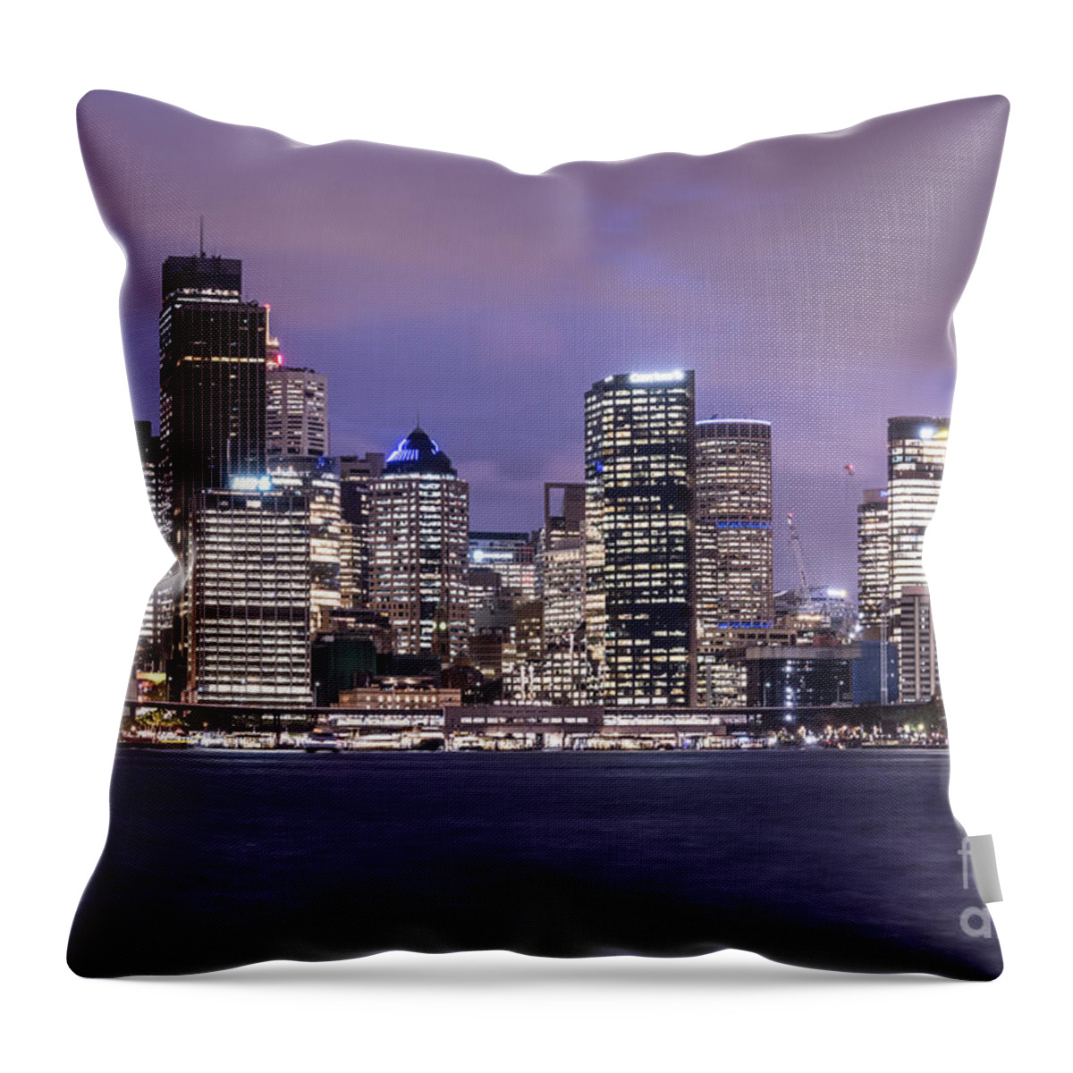 Australia Throw Pillow featuring the photograph Sydney skyline by Didier Marti
