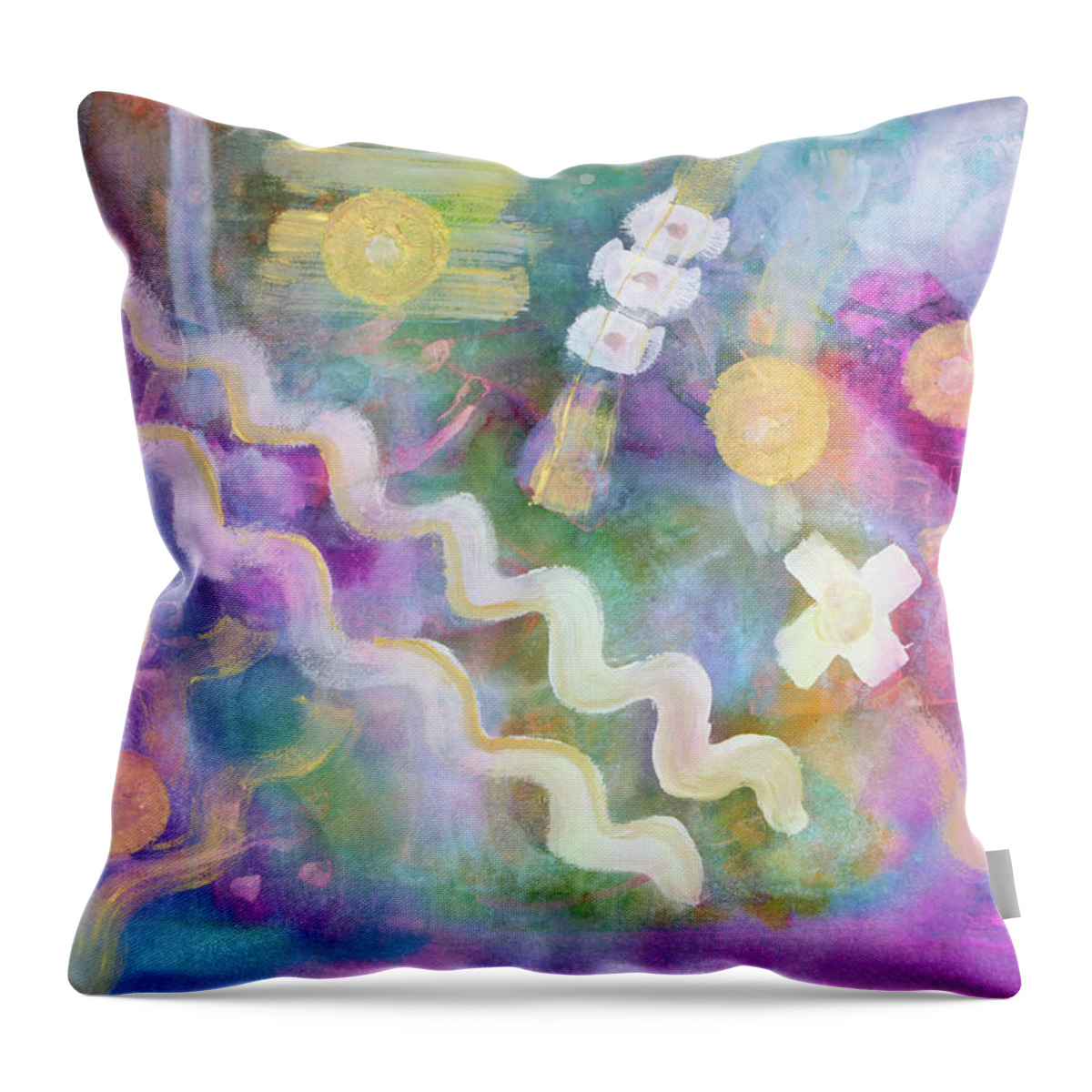 Symbolic Art Throw Pillow featuring the digital art Symbolic Art by Don Wright