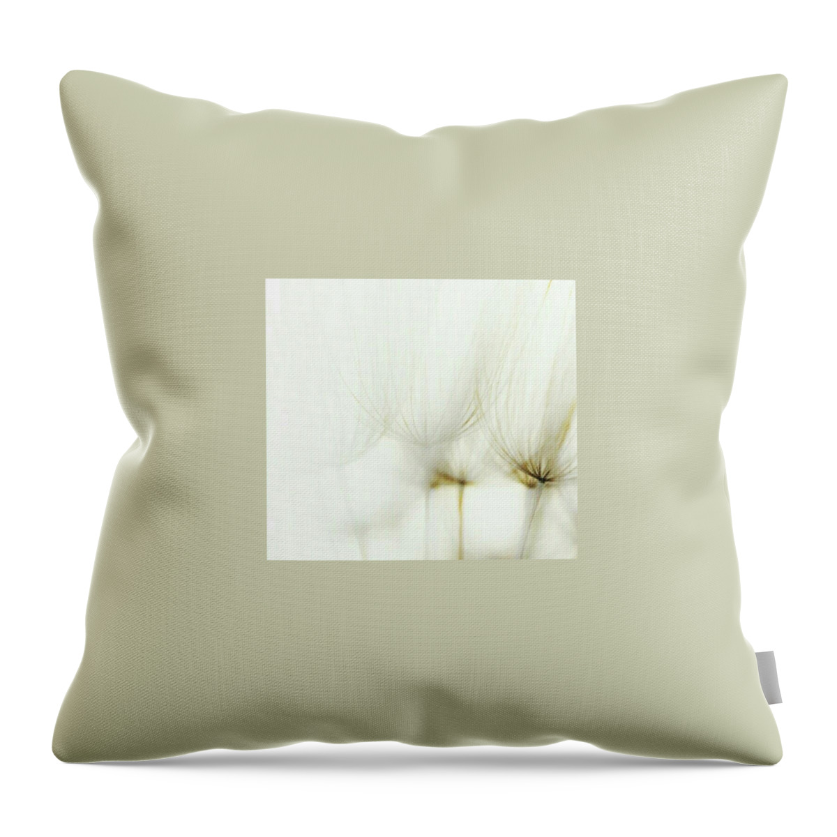 Dandelions Throw Pillow featuring the photograph Tender Childhood Wishes by The Art Of Marilyn Ridoutt-Greene