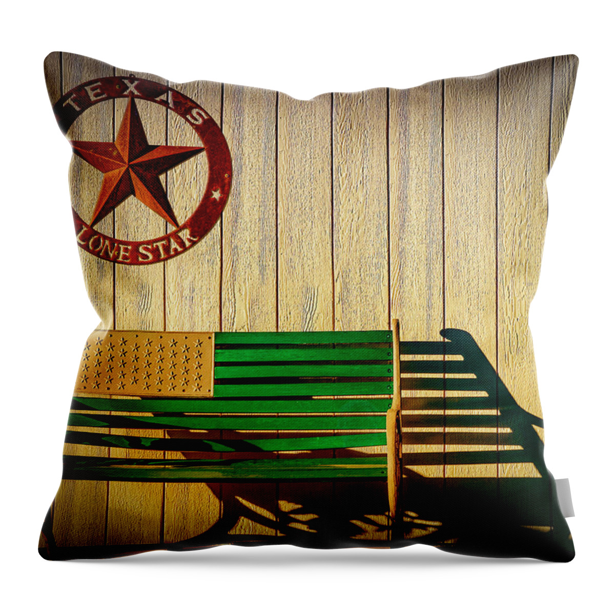 Photography Throw Pillow featuring the photograph Texas Lone Star by Paul Wear