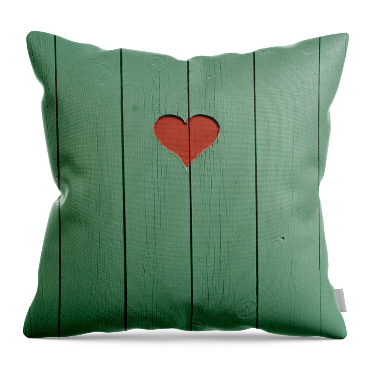 Outhouse Throw Pillow featuring the photograph The Door To A Outhouse by Fredrik Nyman