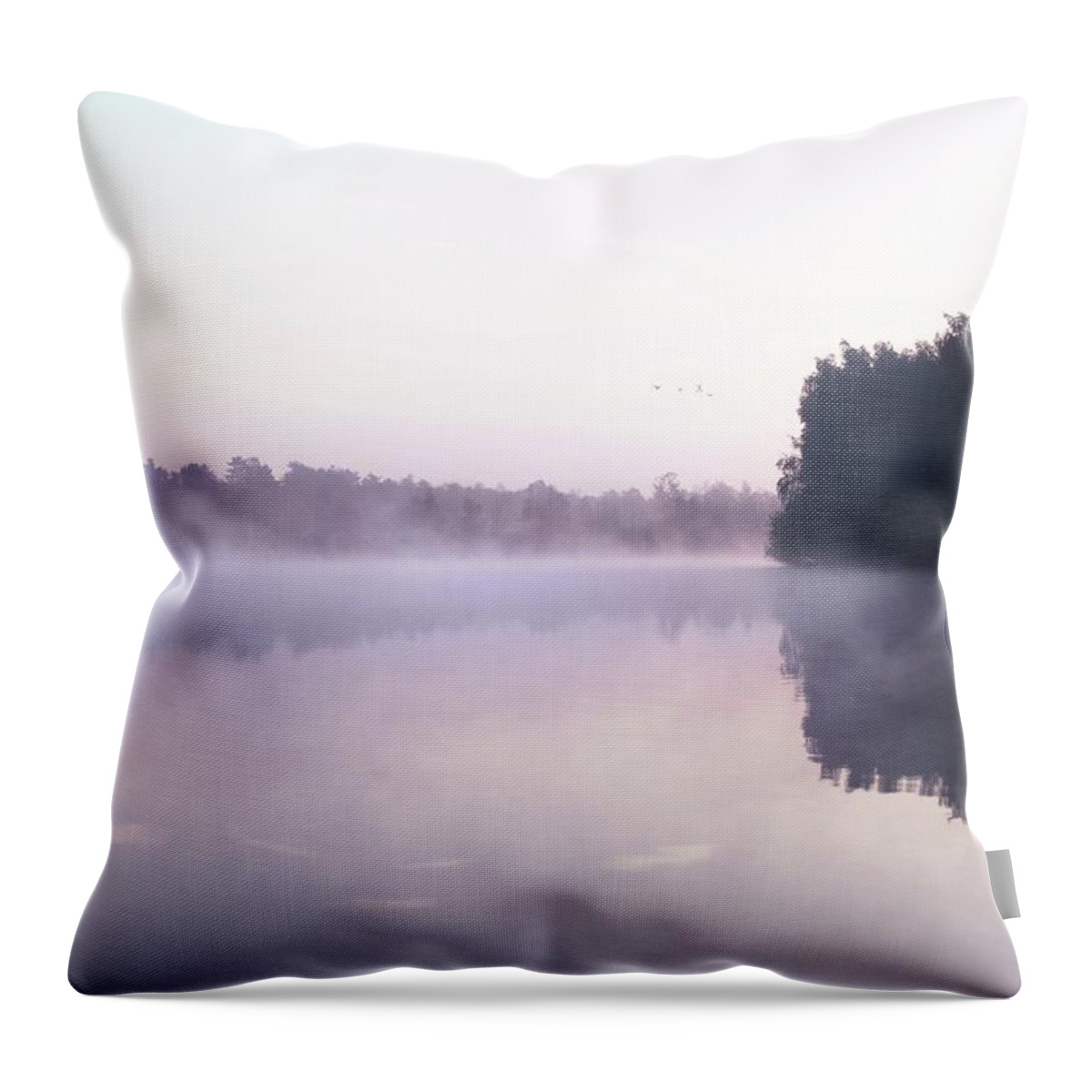 Landscape Throw Pillow featuring the photograph The face of Maasduinen 2 by Jaroslav Buna