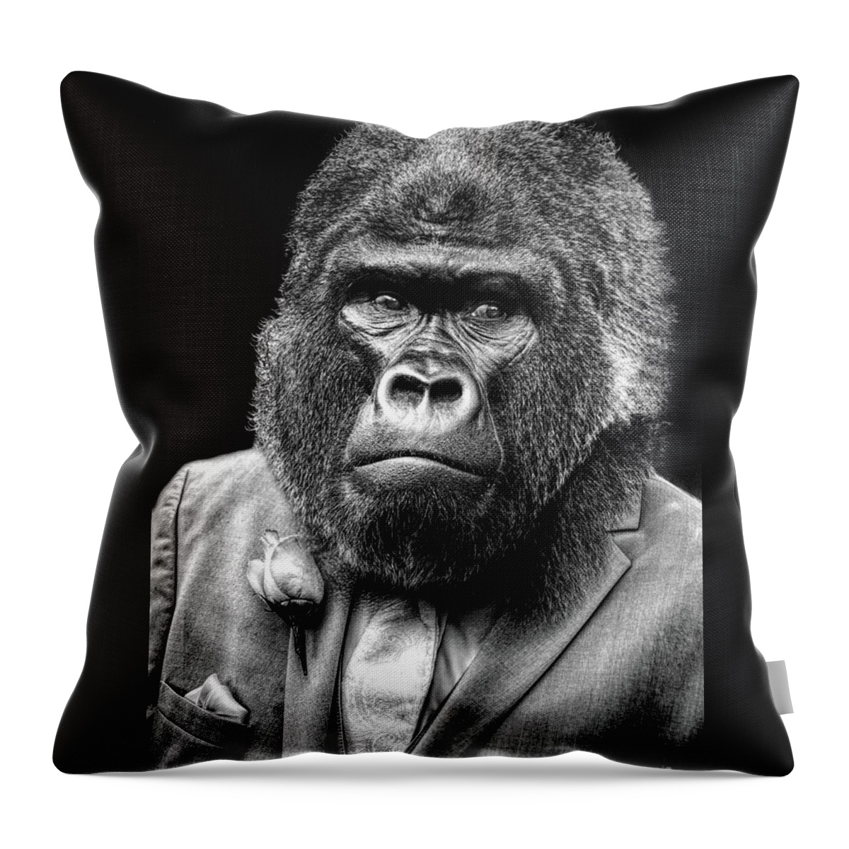 Wedding Throw Pillow featuring the photograph The Groom by Ed Taylor