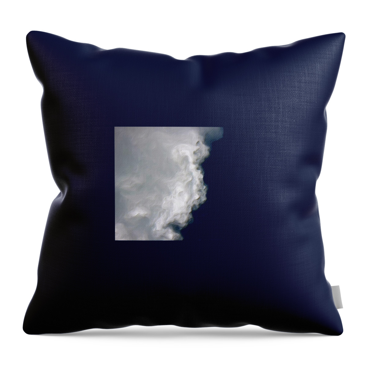  Throw Pillow featuring the digital art The Heavy Cloud by Rein Nomm