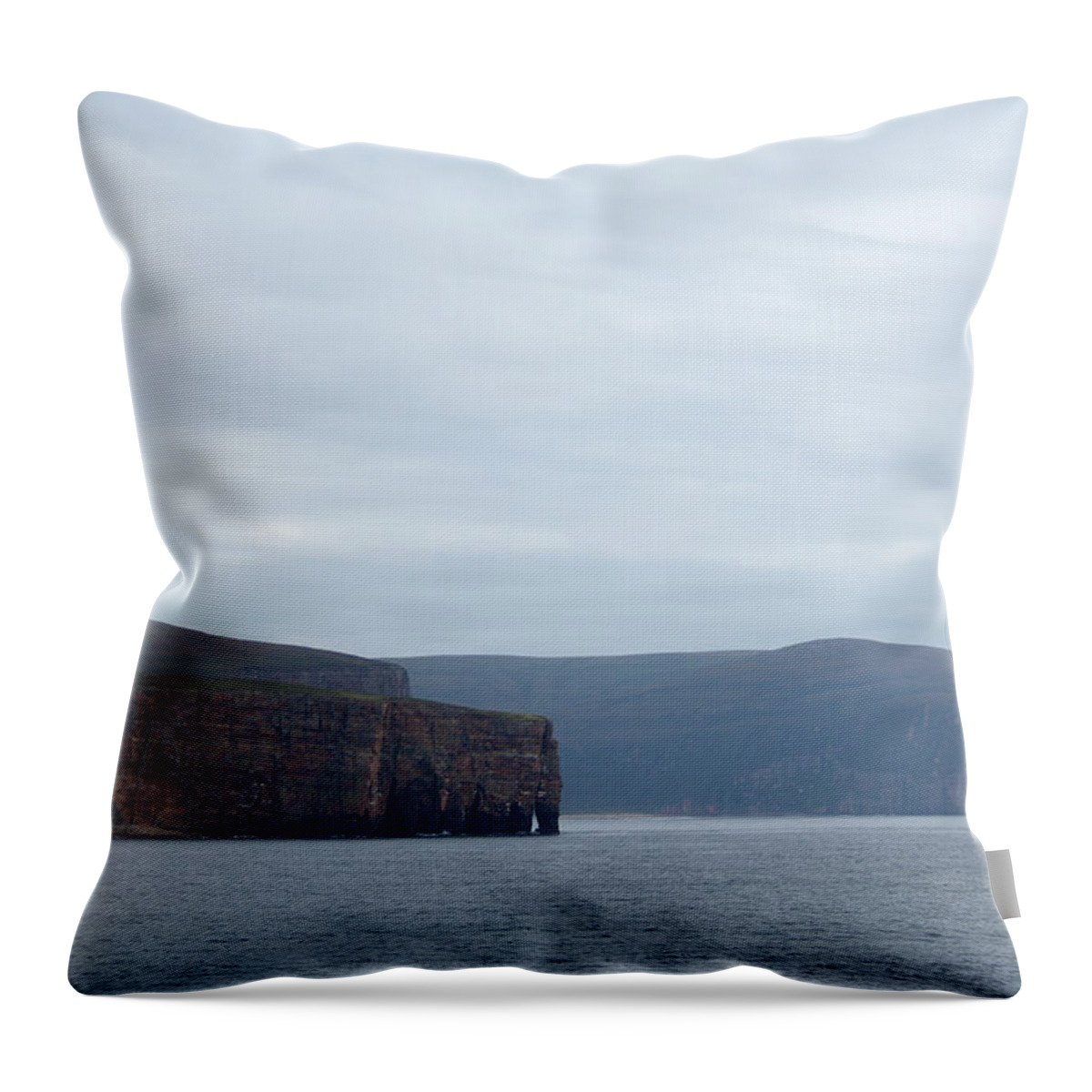 Finger On Lips Throw Pillow featuring the photograph The Island Of Hoy by Hmproudlove