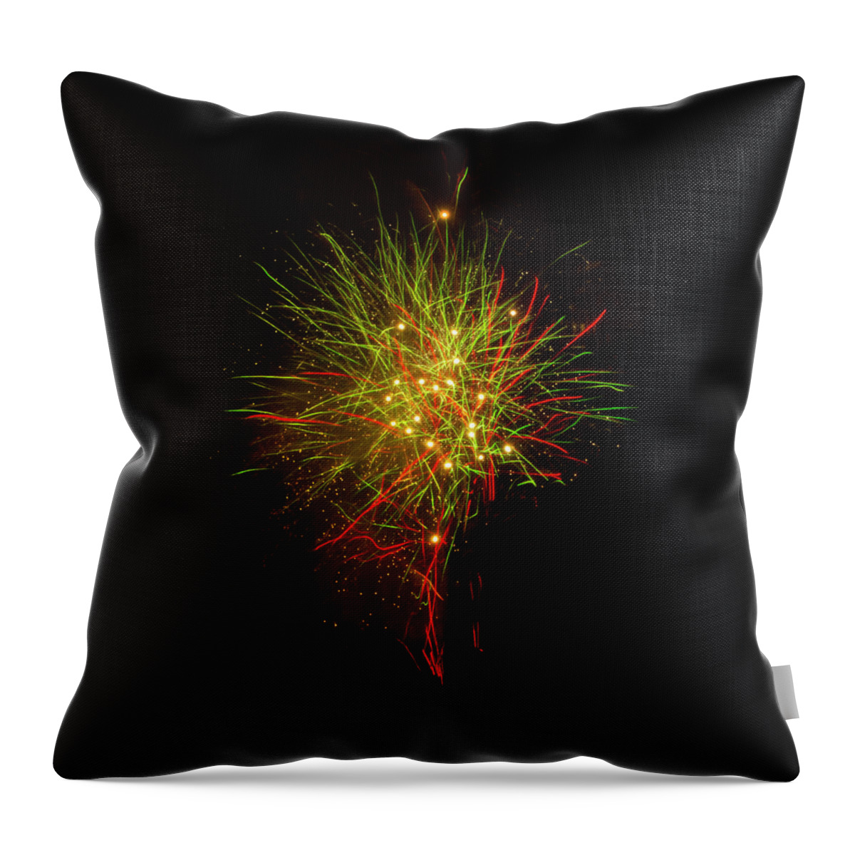 Fireworks Throw Pillow featuring the photograph The Truth Shall Rise by Bonnie Follett