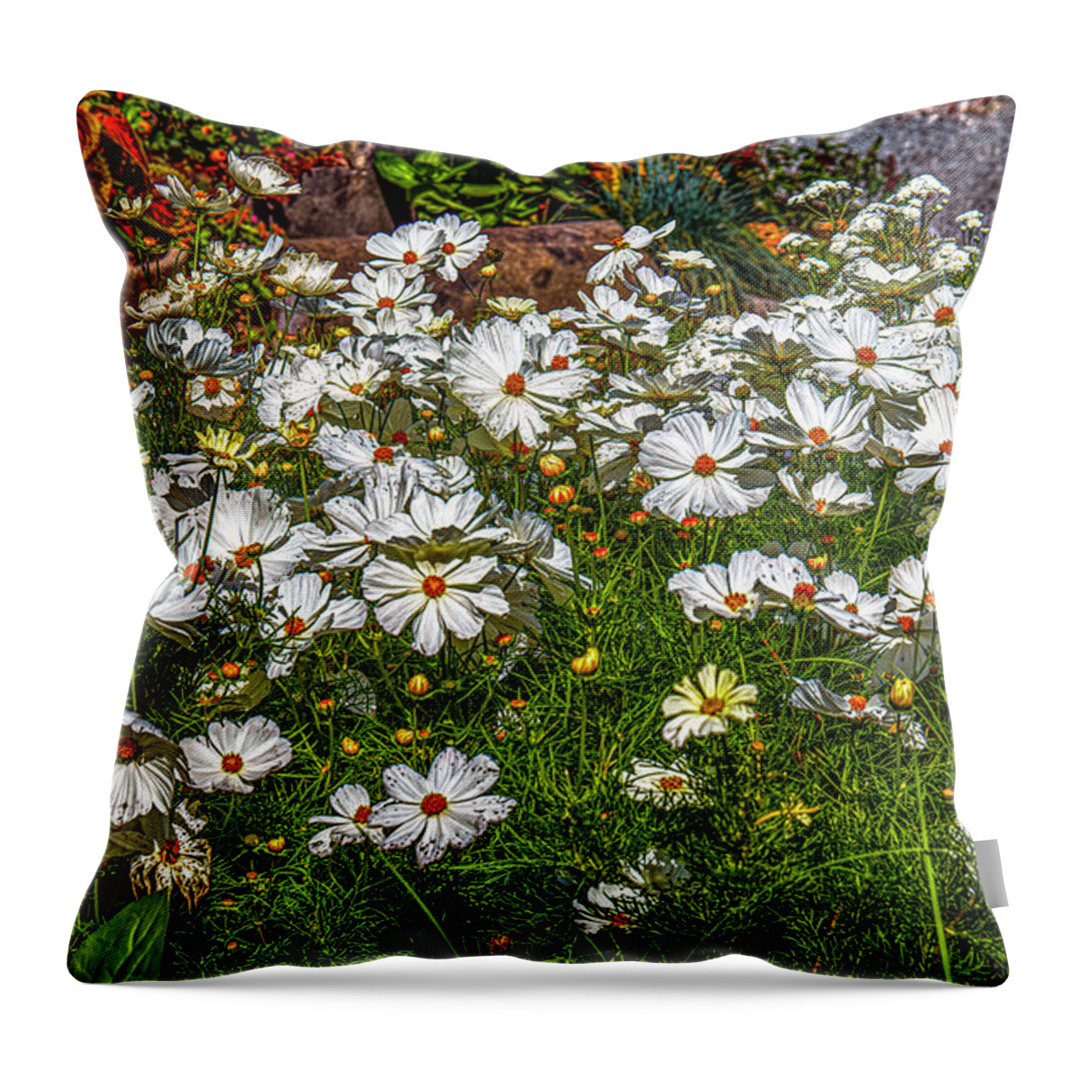 They Come In Groups Throw Pillow featuring the photograph They Come In Groups #i9 by Leif Sohlman