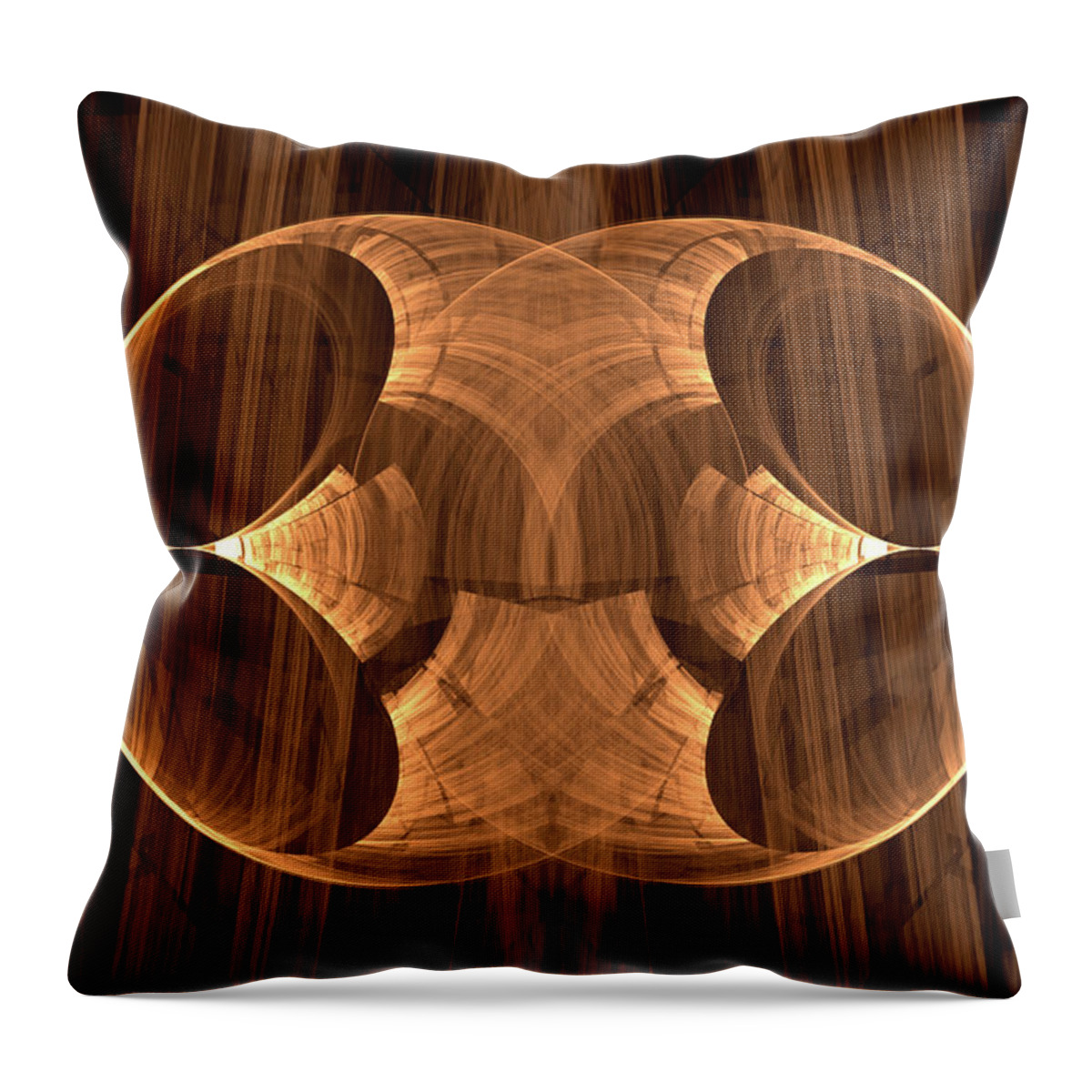 Titus Throw Pillow featuring the digital art Titus by Missy Gainer