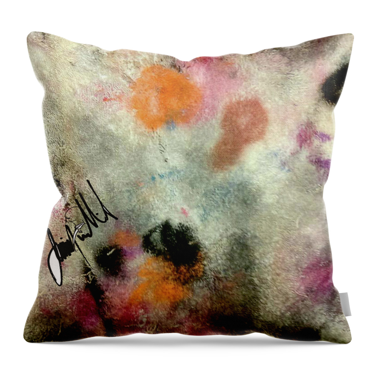  Throw Pillow featuring the digital art Towel by Jimmy Williams