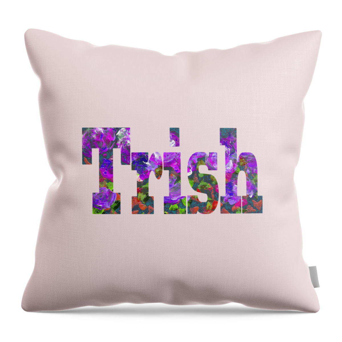 Trish Throw Pillow featuring the painting Trish by Corinne Carroll
