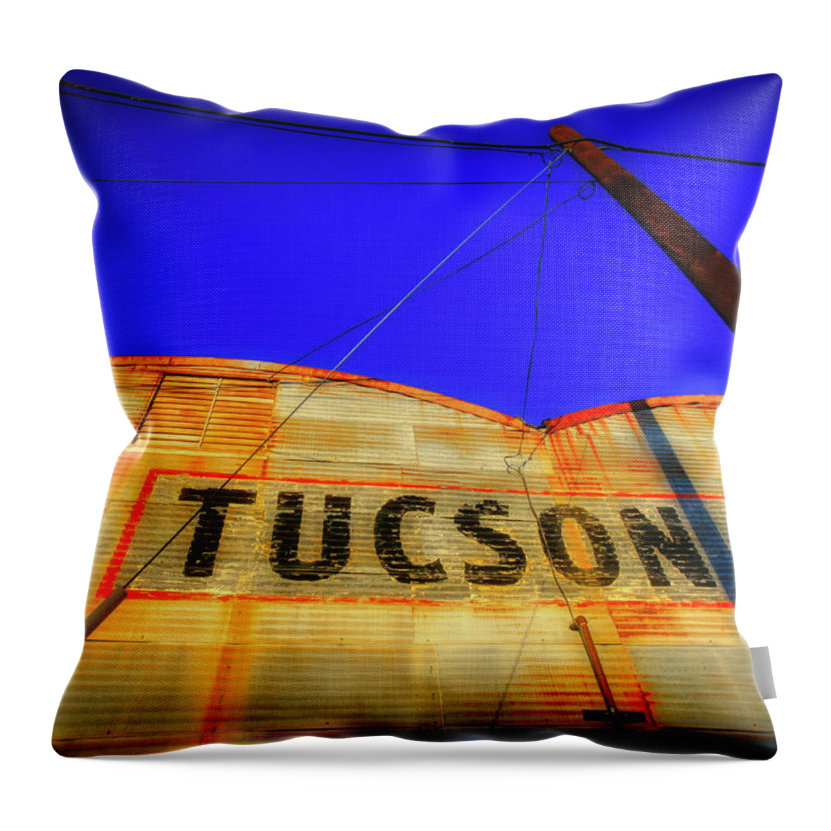Tucson Throw Pillow featuring the photograph Tucson by Micah Offman