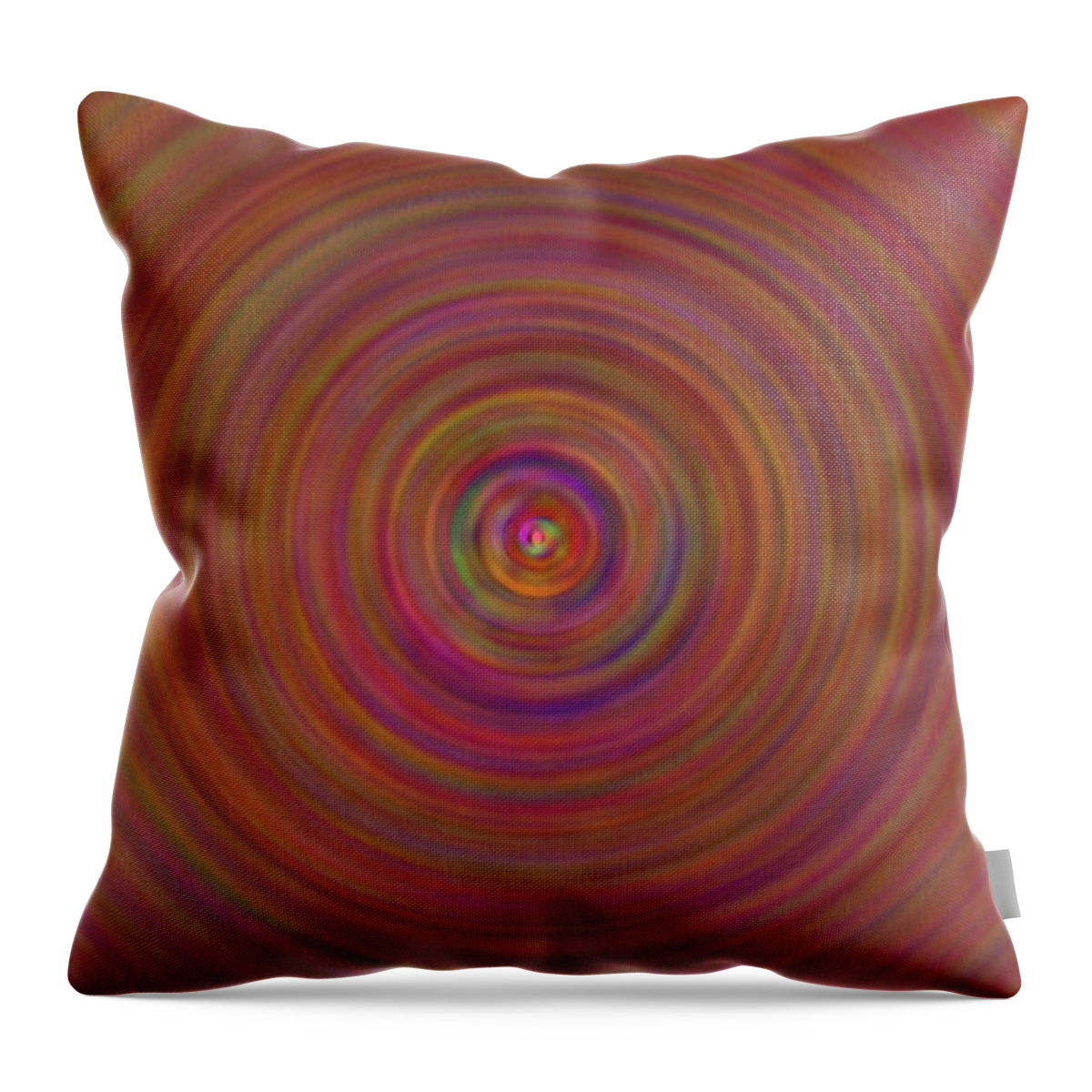 Circle Throw Pillow featuring the painting Turbulence, 2017 by Alex Caminker