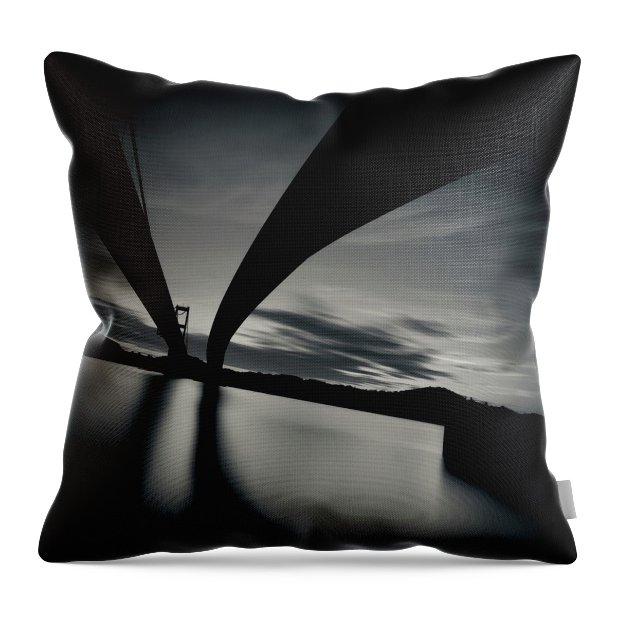 Tranquility Throw Pillow featuring the photograph Twin Bridges by Petterphoto Petter.junk@gmail.com