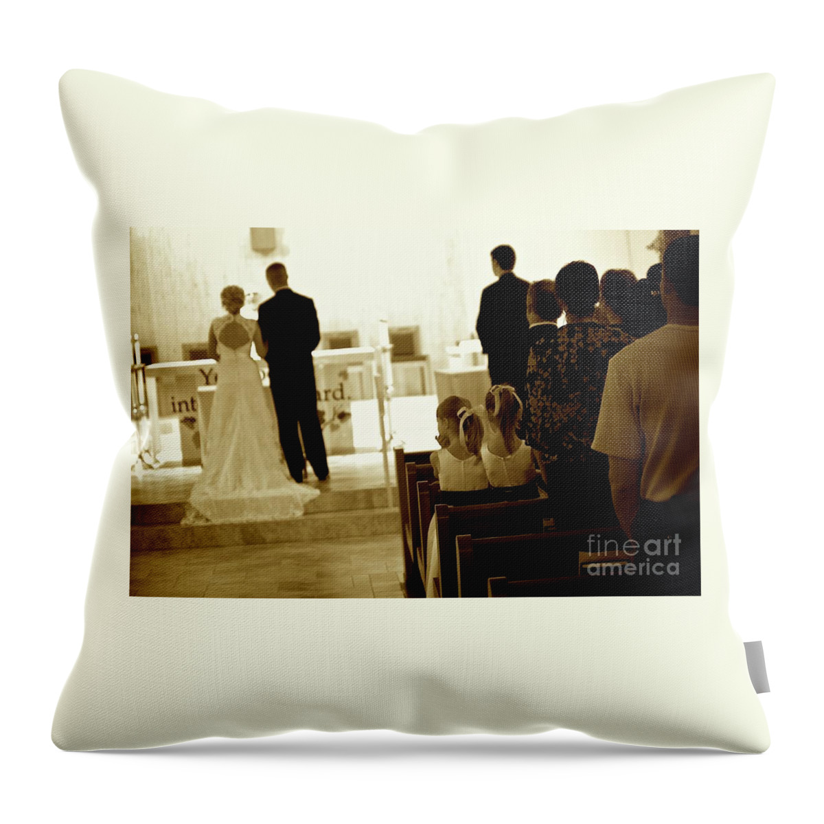 Marriage Throw Pillow featuring the photograph Two by Frank J Casella