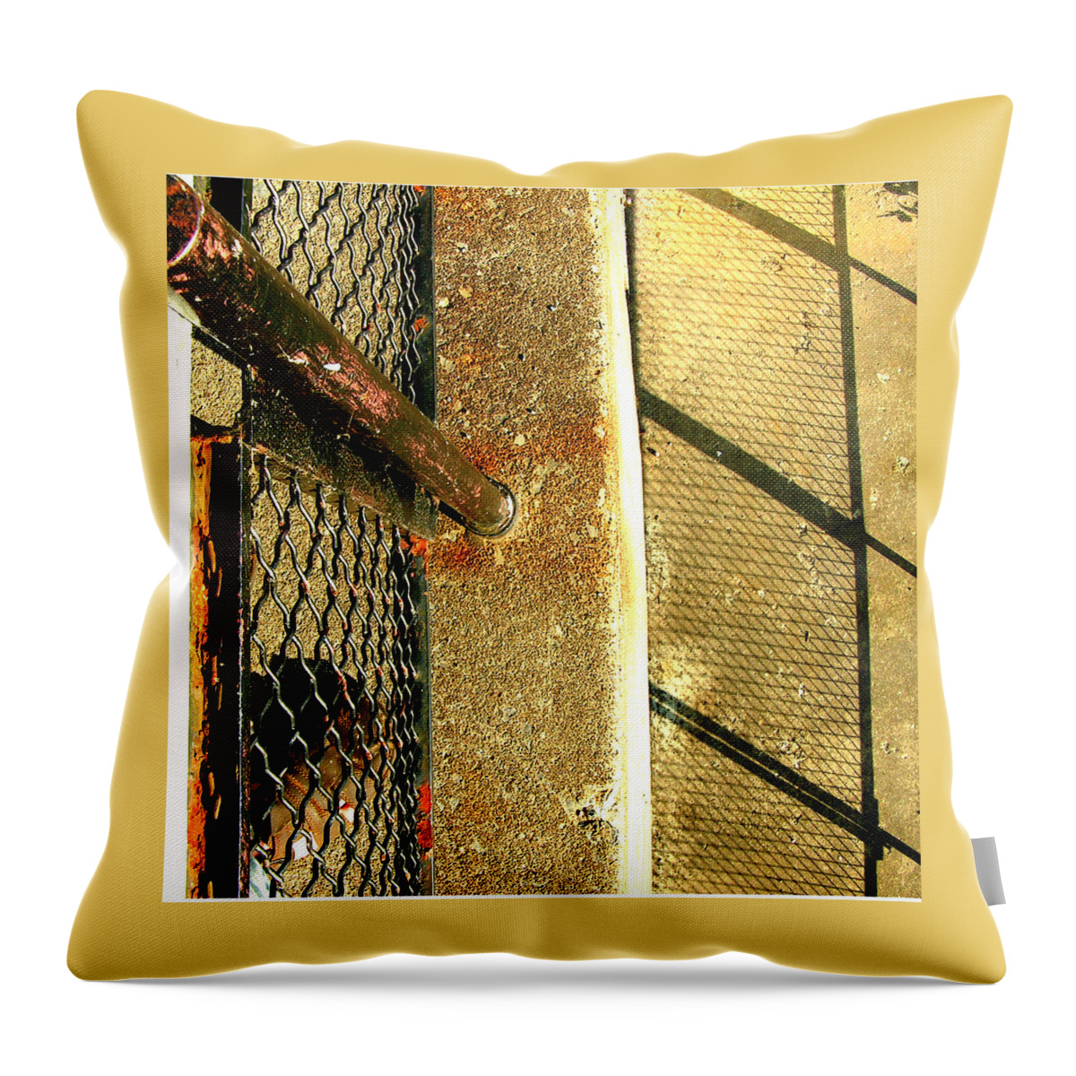  Throw Pillow featuring the photograph Urban Confines by Adrian Maggio