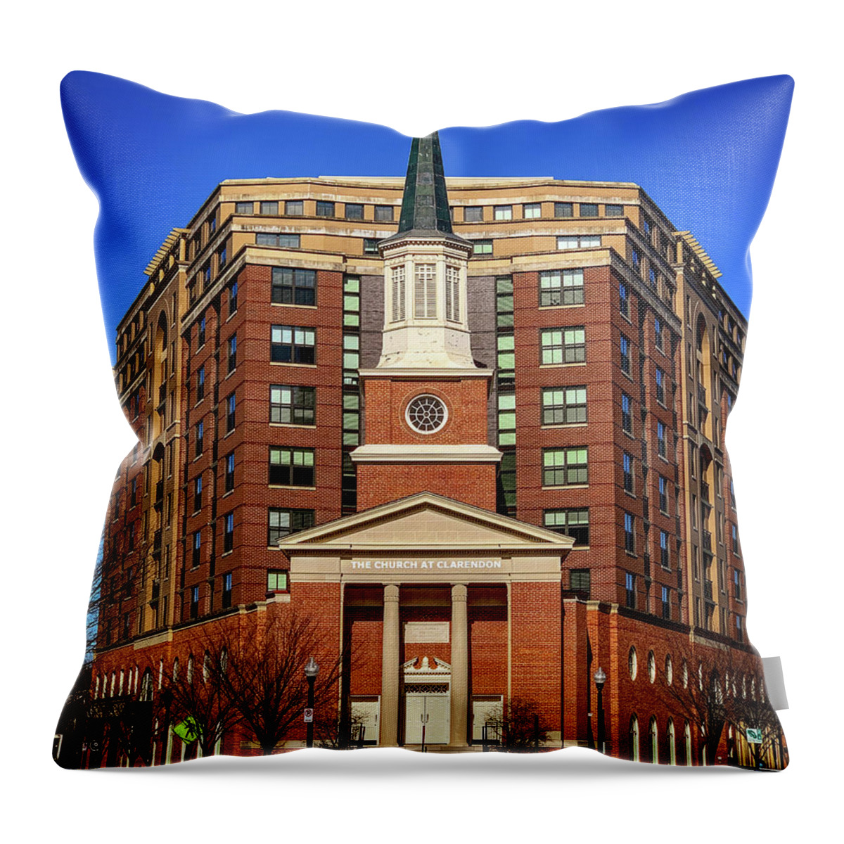 Church Throw Pillow featuring the photograph Urban Religion by Lora J Wilson