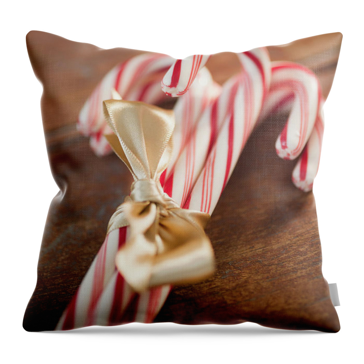 Close-up Throw Pillow featuring the photograph Usa, New Jersey, Jersey City, Candy by Jamie Grill