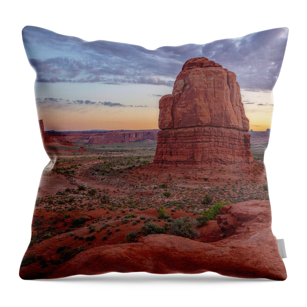 Utah Throw Pillow featuring the photograph Valley Views by Darren White