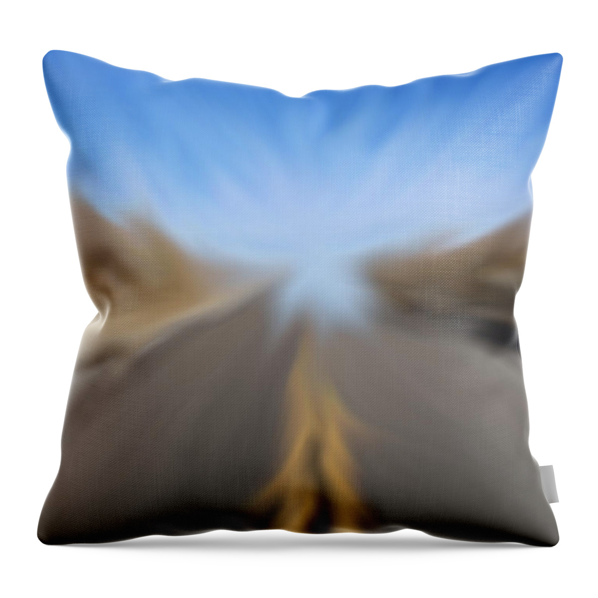 Richard Reeve Throw Pillow featuring the digital art Vanishing Poiint by Richard Reeve