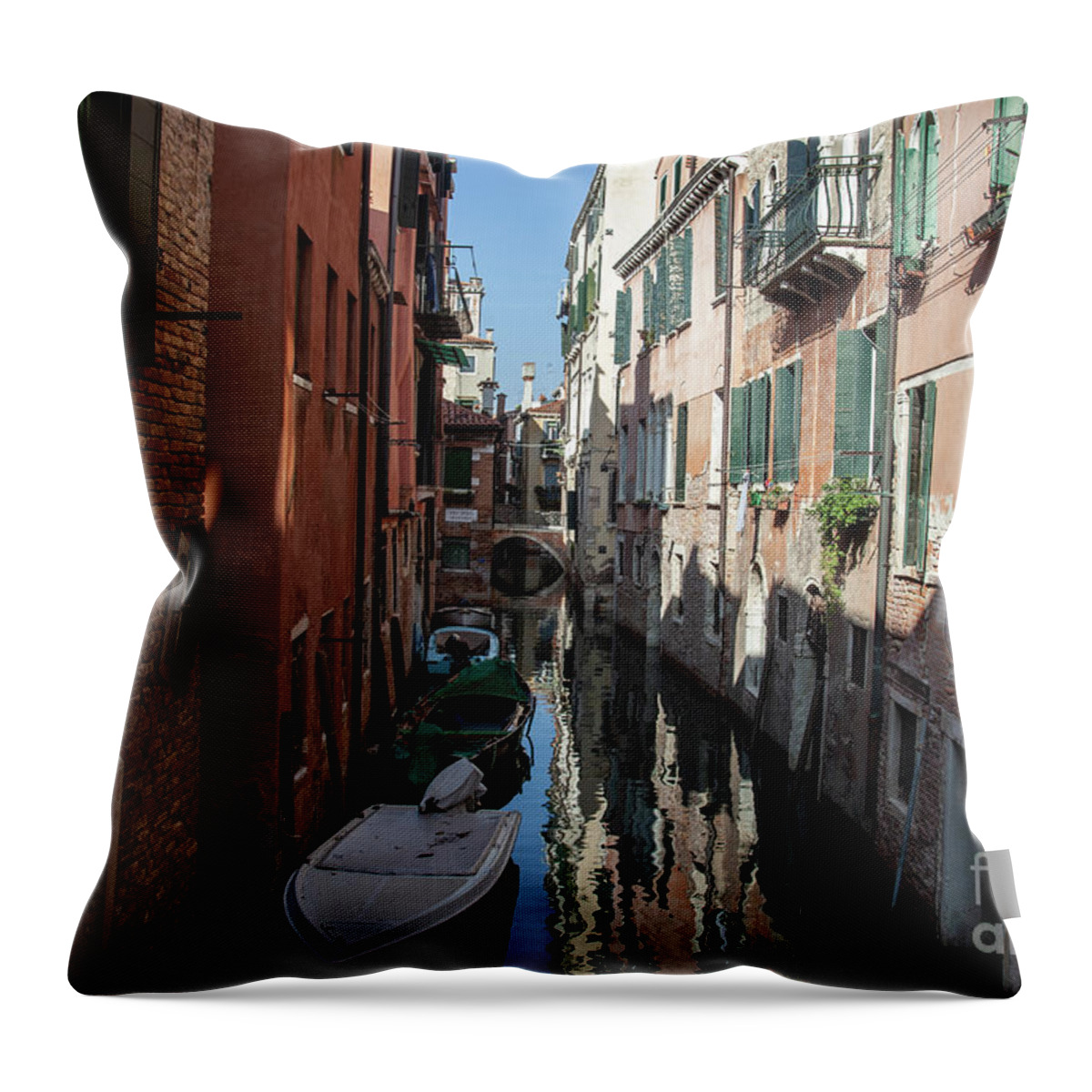 Venice Throw Pillow featuring the photograph Venice, Italy#1628_6936 by James Baron