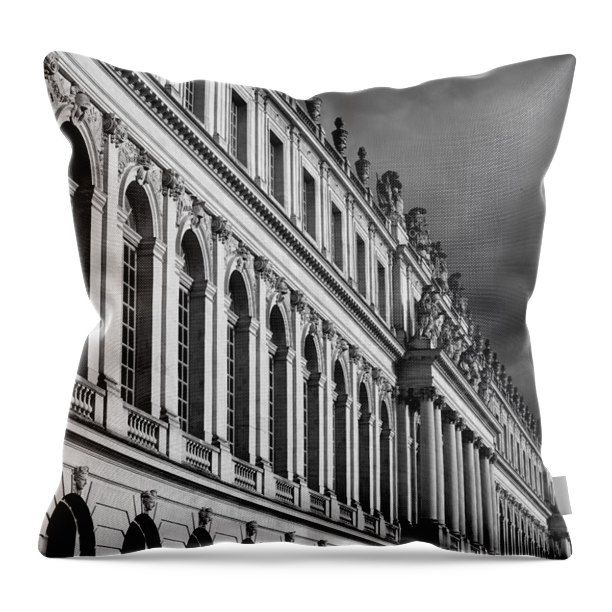 Versailles Throw Pillow featuring the photograph Versailles 18b by Andrew Fare