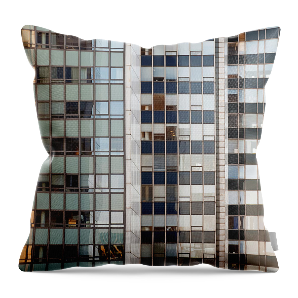 Sweden Throw Pillow featuring the photograph View Of Sergels Torg, Full Frame by Samuelsson, Kristofer