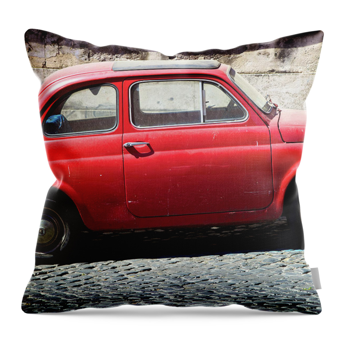 1950-1959 Throw Pillow featuring the photograph Vintage Car by Massimo Merlini