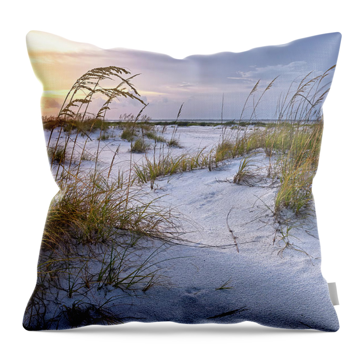 Pensacola Fl Throw Pillow featuring the photograph Warm Sunset by Bill Chambers