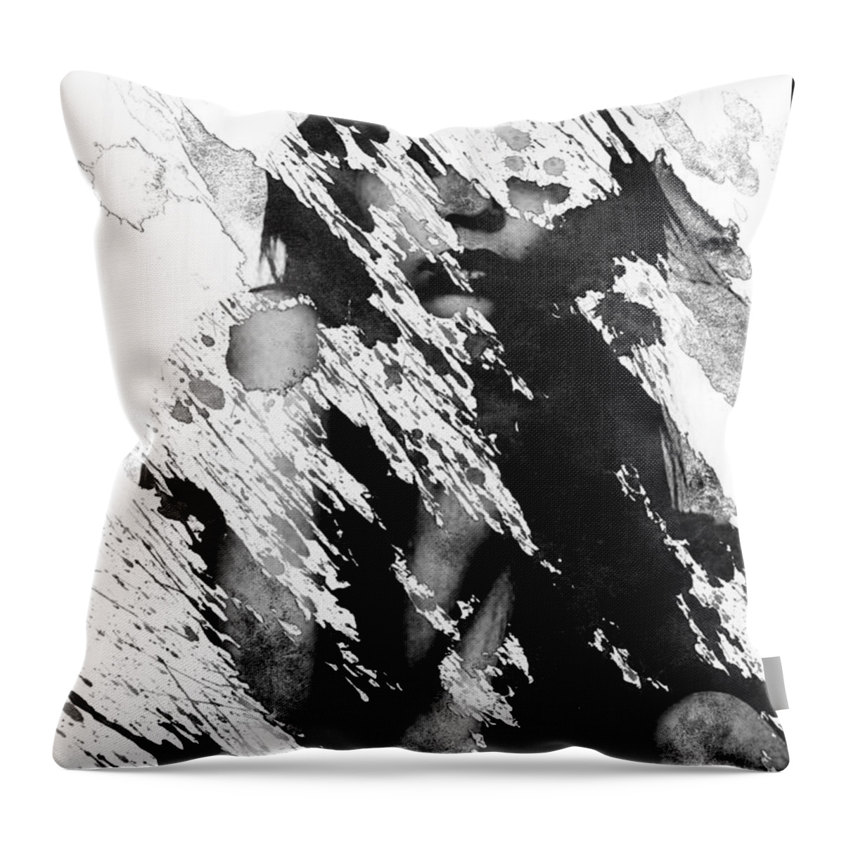 Jason Casteel Throw Pillow featuring the digital art Wash by Jason Casteel
