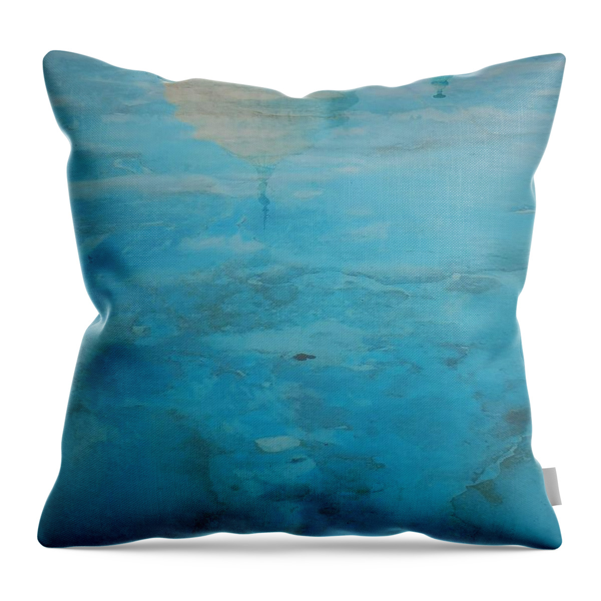 Abstract Photography Throw Pillow featuring the photograph We are water by Jarek Filipowicz