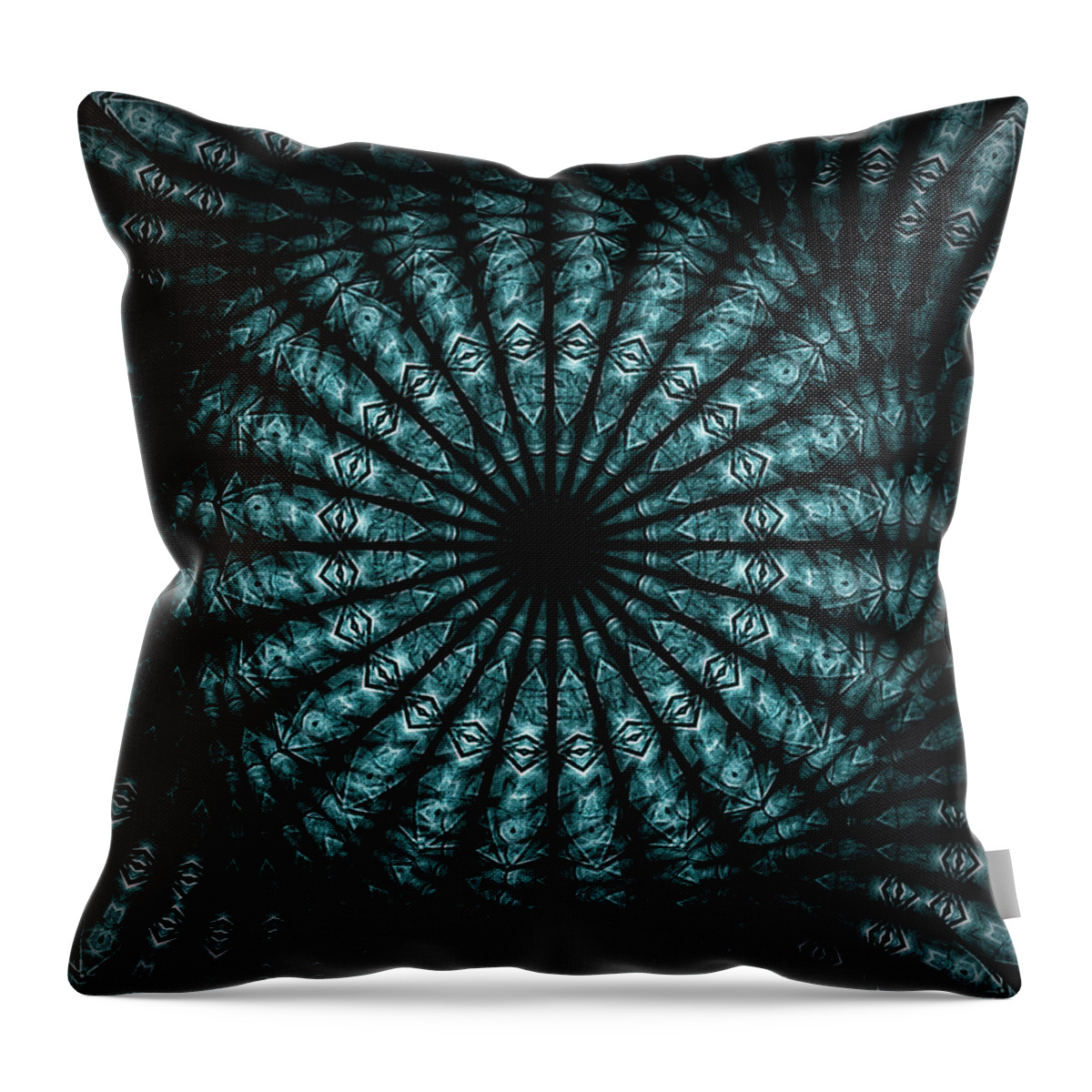 Swirling Throw Pillow featuring the digital art Window of the Soul by Danielle R T Haney