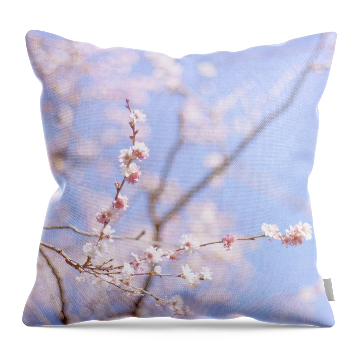 Otago Region Throw Pillow featuring the photograph Winter Blossom by Jill Ferry