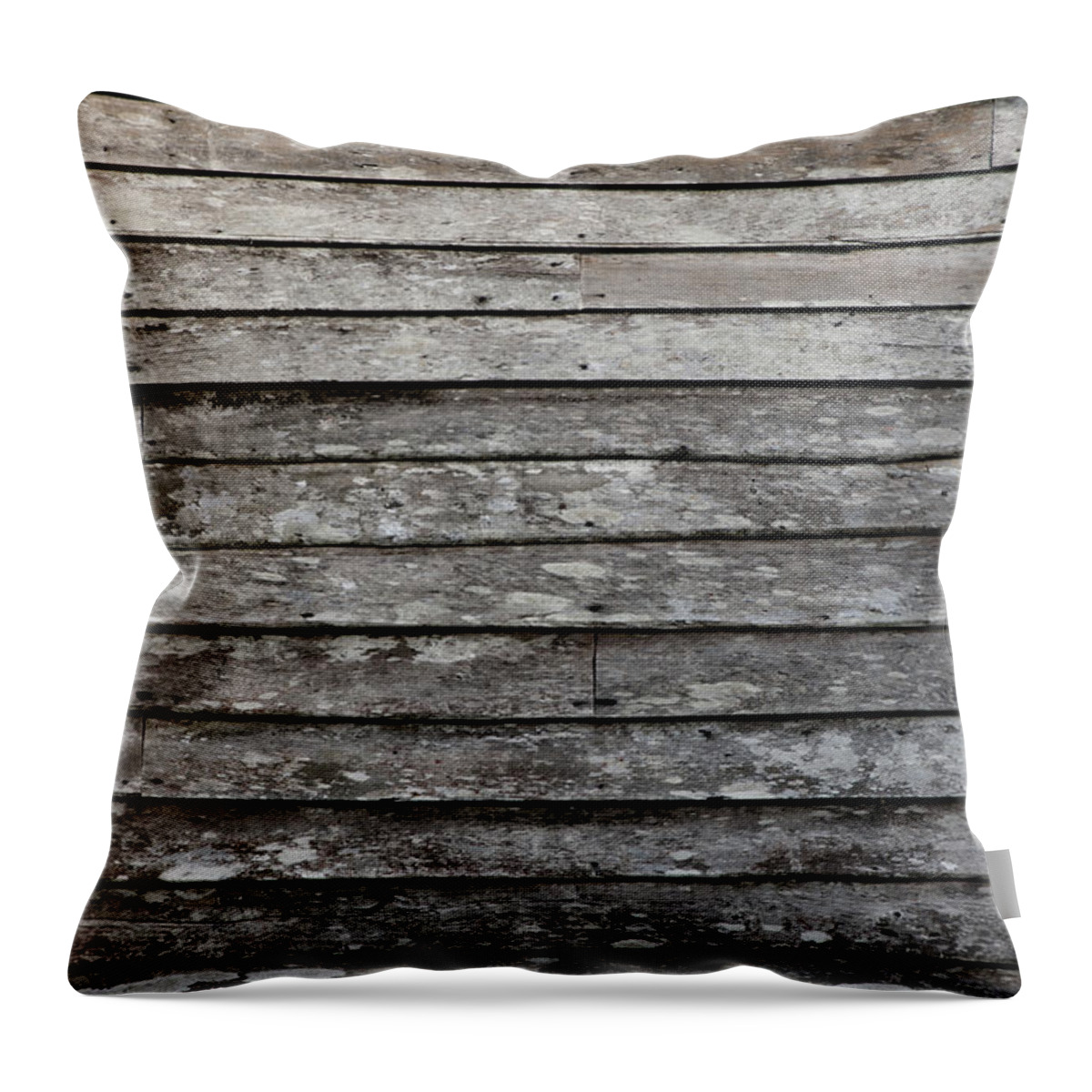 Hardwood Tree Throw Pillow featuring the photograph Wood Plank Background by Primeimages