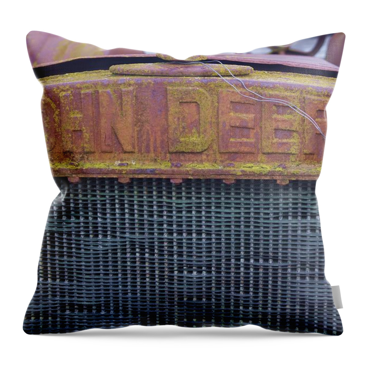John Deere Throw Pillow featuring the photograph Work hardened by Fred Bailey