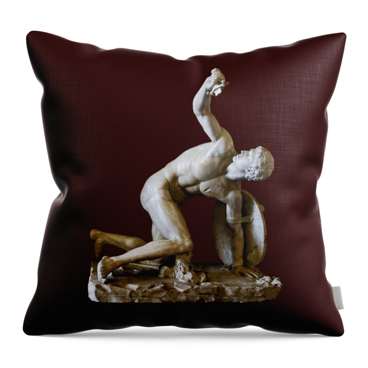 Wounded Warrior Throw Pillow featuring the photograph Wounded Warrior by Weston Westmoreland