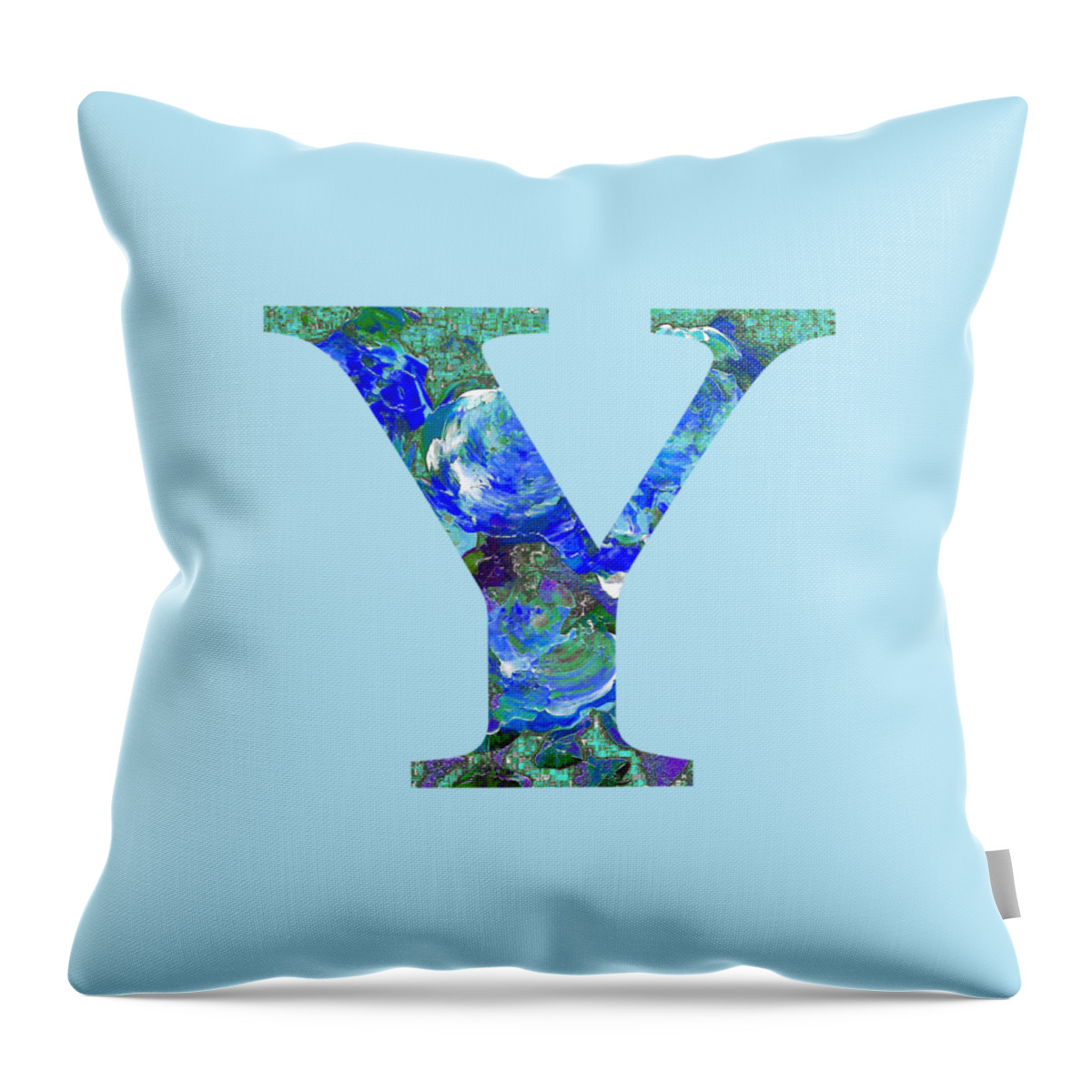 Home Decor Throw Pillow featuring the digital art Y 2019 Collection by Corinne Carroll