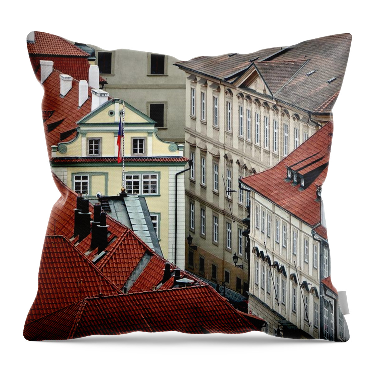 Prague Throw Pillow featuring the photograph Above And Beyond #1 by Ira Shander