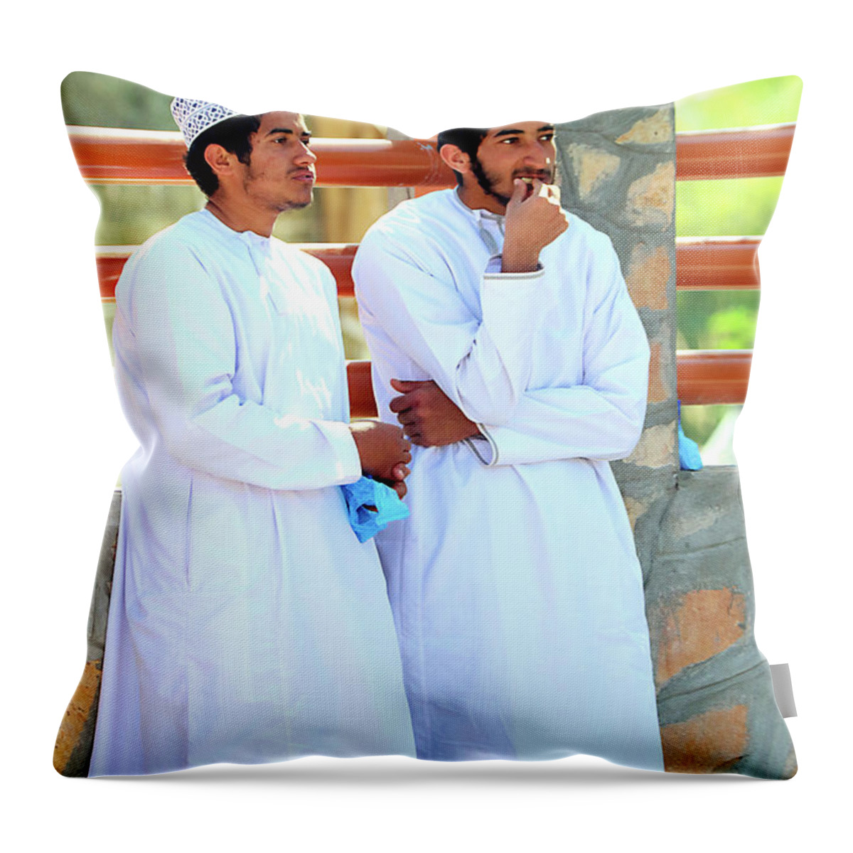  Throw Pillow featuring the photograph Oman 205 by Eric Pengelly