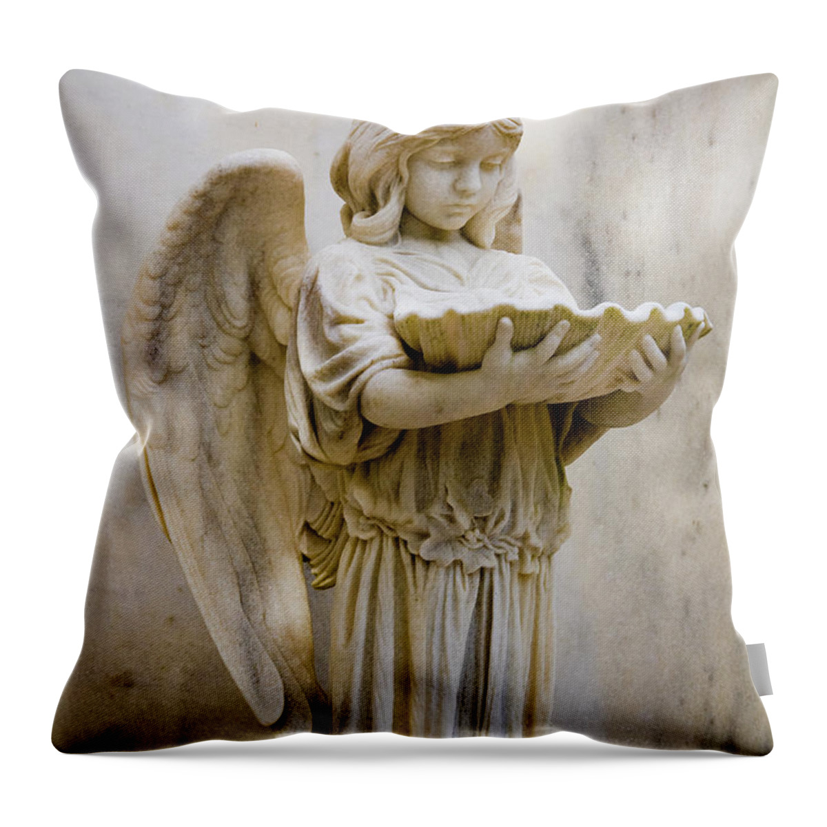 Americana Throw Pillow featuring the photograph Angelic #1 by Eggers Photography