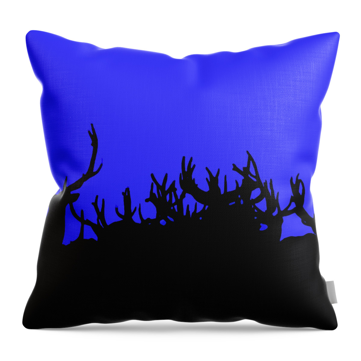 Elk Throw Pillow featuring the photograph Antlers At Dawn #2 by Gary Beeler