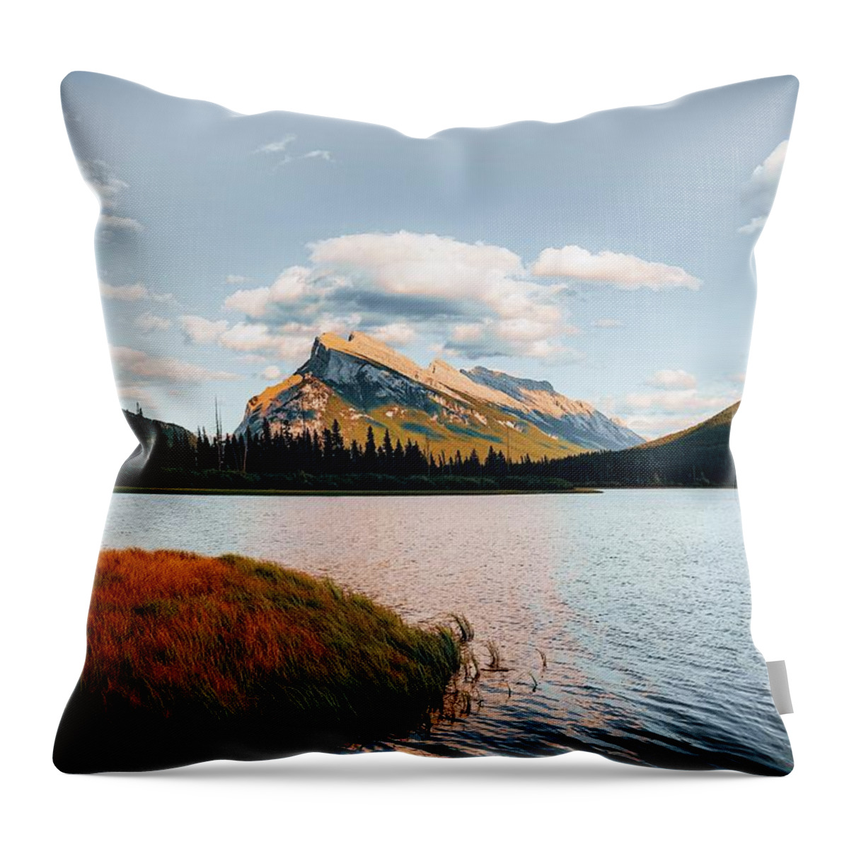 Banff Throw Pillow featuring the photograph Banff National Park #1 by Brian Venghous