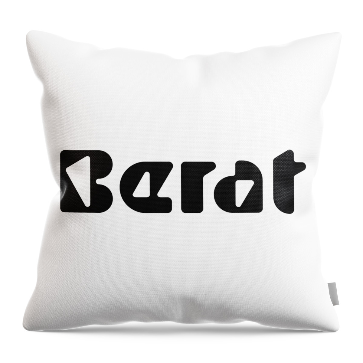 Berat Throw Pillow featuring the digital art Berat #1 by TintoDesigns