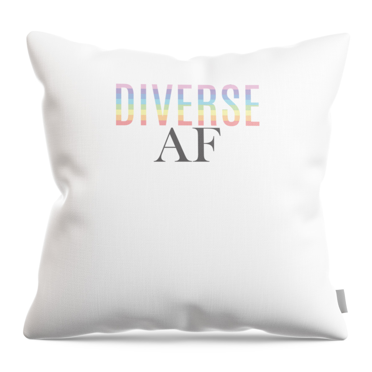 Neurodiversity Throw Pillow featuring the digital art Diverse Af Celebrate Neurodiversity #1 by Me