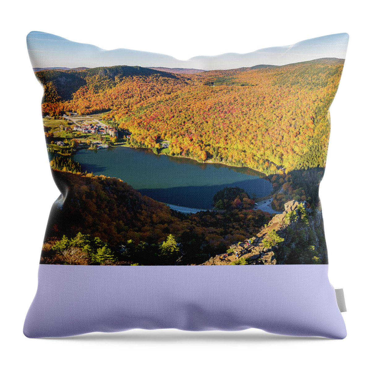  Throw Pillow featuring the photograph Dixville Notch, New Hampshire #2 by John Rowe