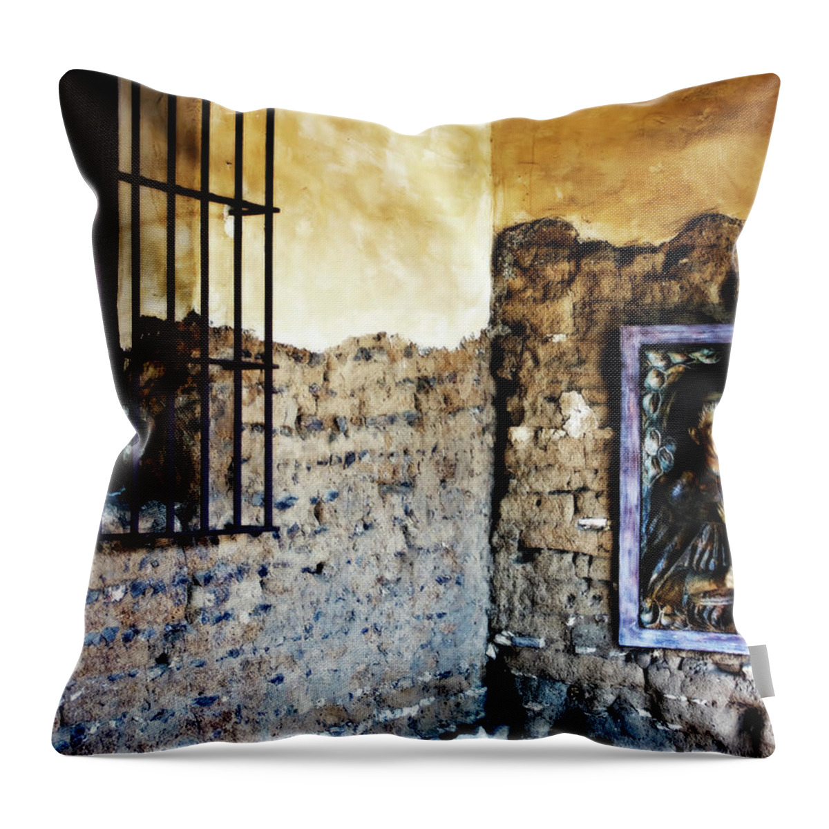 Photo Throw Pillow featuring the photograph Father Serra #1 by Alan Hausenflock