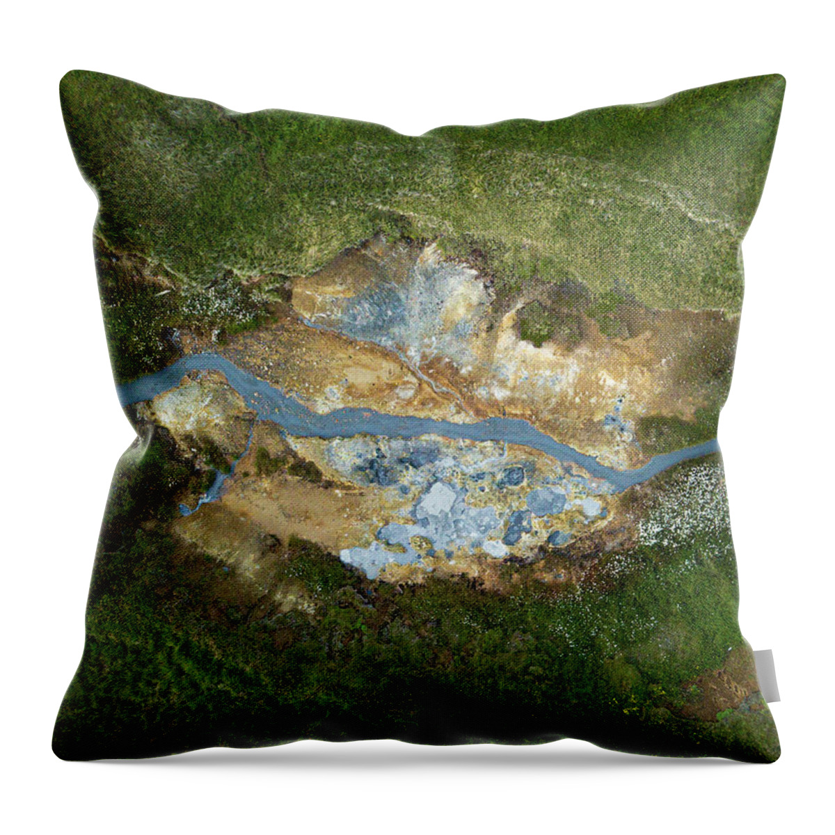 Iceland Throw Pillow featuring the photograph Iceland #1 by Marino Flovent