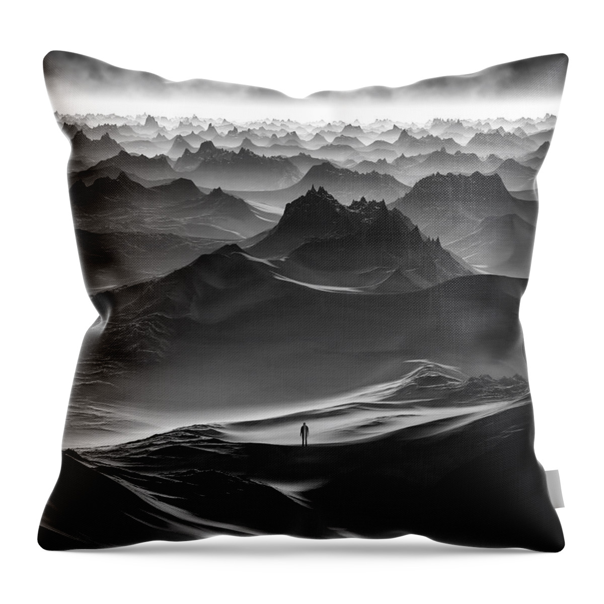 Fine Art Throw Pillow featuring the photograph Illusion III #2 by Sofie Conte