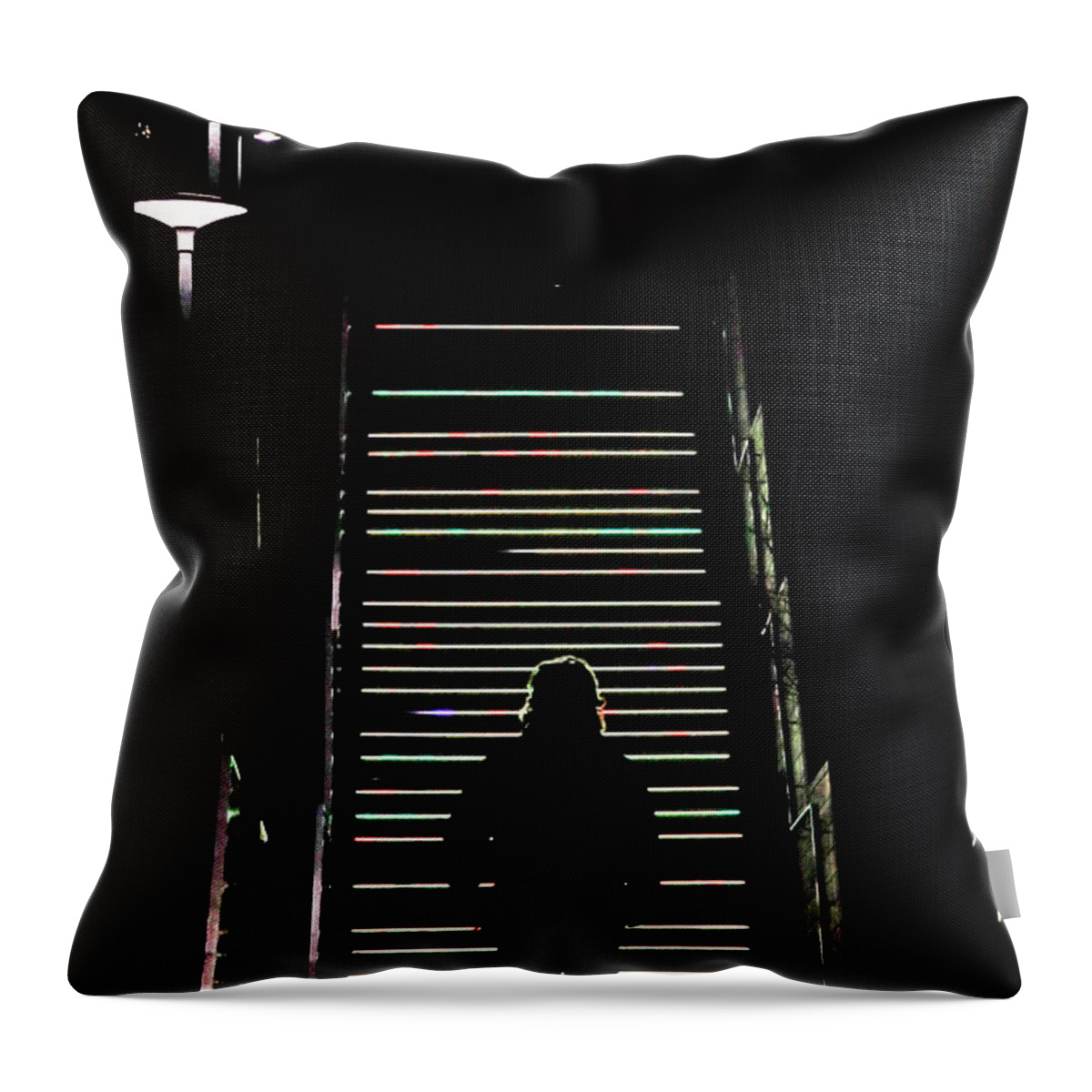 Abstract Throw Pillow featuring the photograph Inception #1 by Alexander Farnsworth